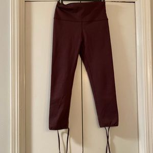Aerie tie bottom leggings
